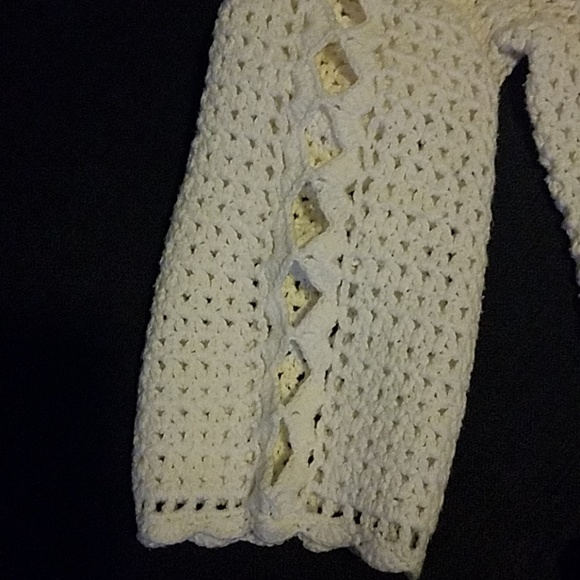 Westport white crochet sweater - Picture 5 of 8